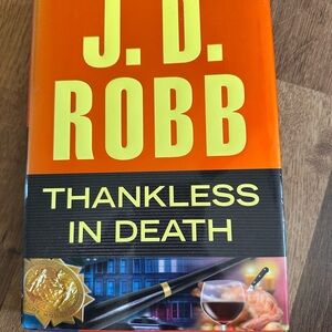 J.D. Robb 'Thankless in Death' Hardcover Book